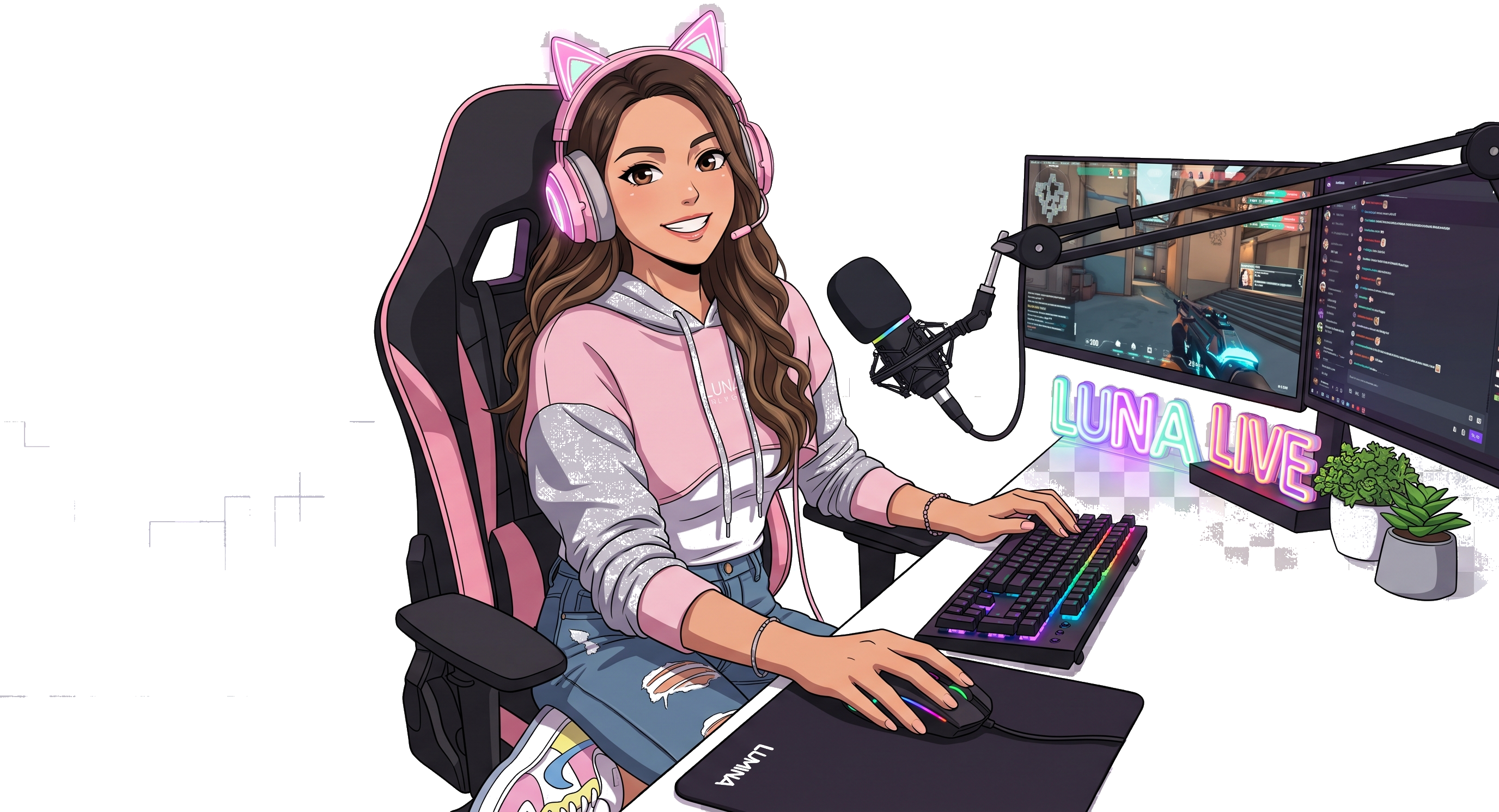 Streamer Ayo Stream sedang live
